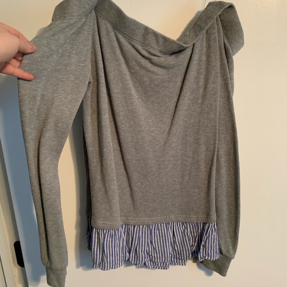 Dressy sweatshirt